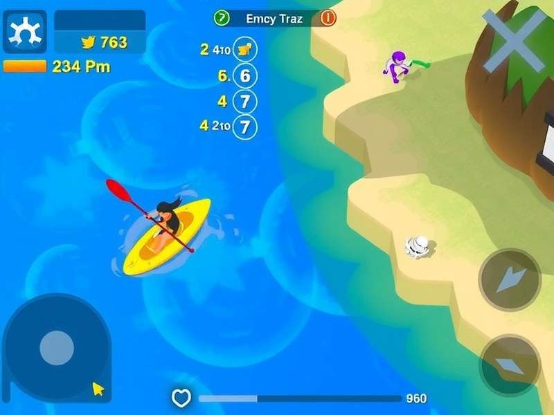 Paddle Warrior Champion X Gameplay Screenshot